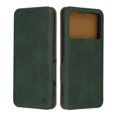 Husa pentru Xiaomi Poco X6 Pro - Techsuit Safe Wallet Plus - Black Verde 
