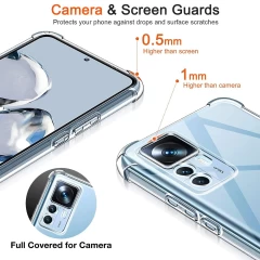 Husa pentru Xiaomi 12T / 12T Pro - Techsuit Shockproof Clear Silicone - Clear transparenta