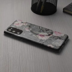 Husa pentru Xiaomi Redmi 13C 4G / Poco C65 - Techsuit Marble Series - Bloom of Ruth Gray Gri