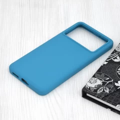 Husa pentru Xiaomi Poco X6 Pro - Techsuit Soft Edge Silicone - Denim Blue Albastru