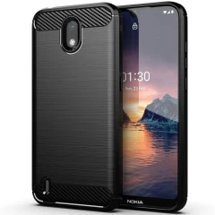 Husa Nokia 1.3 Arpex Carbon Silicone - Negru Negru