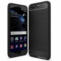 Husa Huawei P10 Plus Arpex Carbon Silicone - Negru