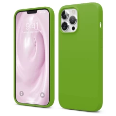 Husa iPhone 13 Pro Max Casey Studios Premium Soft Silicone - Acid Green Acid Green