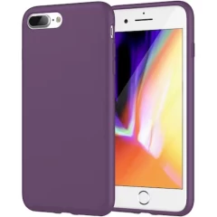 Husa iPhone 7 Plus/8 Plus Casey Studios Premium Soft Silicone - Webster Green Light Purple 