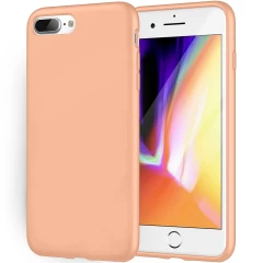Husa iPhone 7 Plus/8 Plus Casey Studios Premium Soft Silicone - Nectarine Pink Sand 