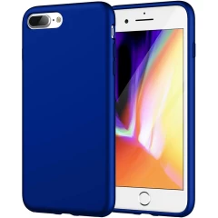 Husa iPhone 7 Plus/8 Plus Casey Studios Premium Soft Silicone - Nectarine Dark Blue 