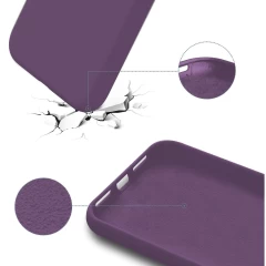 Husa iPhone 12 Mini Casey Studios Premium Soft Silicone Light Purple
