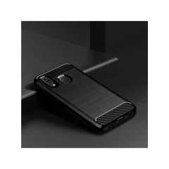 Husa Samsung Galaxy A40 Arpex Carbon Silicone - Negru Negru