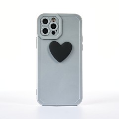 Husa iPhone 12 Pro Casey Studios Love Effect - Metallic
