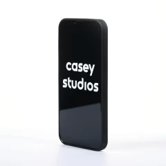 Husa iPhone 13 Pro Max Casey Studios Metalines - Negru Negru