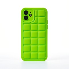 Husa iPhone 12 Casey Studios Squared Up - Verde