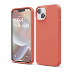 Husa iPhone 14 Casey Studios Premium Soft Silicone Flamingo 