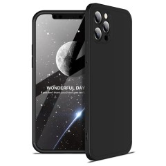 Husa Iphone 12 Pro Max GKK 360 Case + Screen Protector - Negru