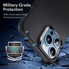 Husa pentru iPhone 13 Pro Max - ESR Air Shield Boost Kickstand - Negru Negru