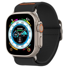 Curea pentru Apple Watch 1/2/3/4/5/6/7/8/SE/SE 2/Ultra (42/44/45/49mm) - Spigen Fit Lite Ultra - Negru