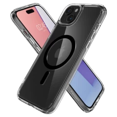 Husa pentru iPhone 15 - Spigen Ultra Hybrid MagSafe - Black Negru
