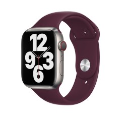 Curea Apple Watch 1/2/3/4/5/6/7/8/SE/Ultra - 42/44/45/49 MM - M / L - Silicone Sport Casey Studios Casey Studios - Wine Red