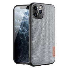 Husa iPhone 11 Pro Max Dux Ducis Fino cu Nylon - Gri