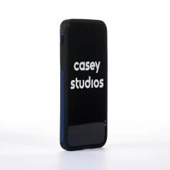 Husa iPhone X/XS Casey Studios Grained Leather - Albastru Albastru