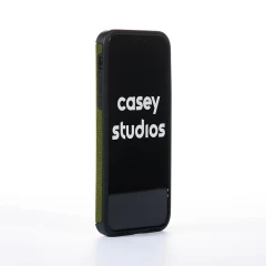 Husa iPhone X/XS Casey Studios Grained Leather - Portocaliu Portocaliu