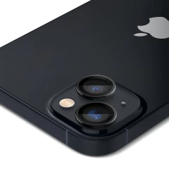 Folie Camera pentru iPhone 14 / 14 Plus (set 2) - Spigen Optik.tR EZ FIT - Negru Negru