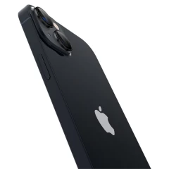 Folie Camera pentru iPhone 14 / 14 Plus (set 2) - Spigen Optik.tR EZ FIT - Negru Negru