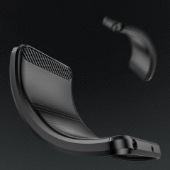 Husa pentru Motorola Moto E22 / Moto E22i - Techsuit Carbon Silicone - Negru Negru