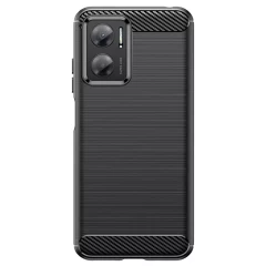 Husa pentru Xiaomi Redmi 10 5G - Techsuit Carbon Silicone - Negru Negru