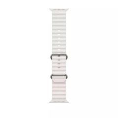 Curea pentru Apple Watch 1/2/3/4/5/6/7/8/SE/SE 2 (38/40/41mm) - Techsuit Watchband (W038) - Alb Alb