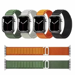 Curea pentru Apple Watch 1/2/3/4/5/6/7/8/SE/SE 2/Ultra (42/44/45/49mm) - Techsuit Watchband (W037) - Portocaliu Portocaliu