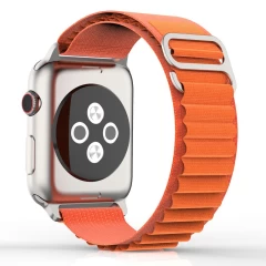 Curea pentru Apple Watch 1/2/3/4/5/6/7/8/SE/SE 2 (38/40/41mm) - Techsuit Watchband (W037) - Portocaliu Portocaliu