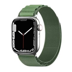 Curea pentru Apple Watch 1/2/3/4/5/6/7/8/SE/SE 2/Ultra (42/44/45/49mm) - Techsuit Watchband (W037) - Verde