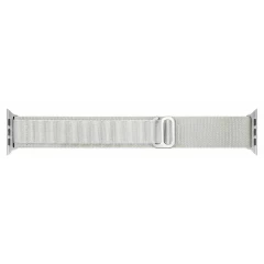 Curea pentru Apple Watch 1/2/3/4/5/6/7/8/SE/SE 2/Ultra (42/44/45/49mm) - Techsuit Watchband (W037) - Alb Alb
