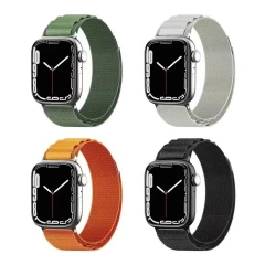 Curea pentru Apple Watch 1/2/3/4/5/6/7/8/SE/SE 2 (38/40/41mm) - Techsuit Watchband (W037) - Alb Alb