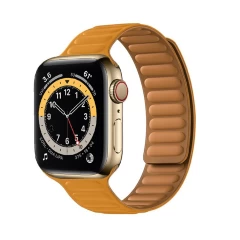 Curea dama pentru Apple Watch 1/2/3/4/5/6/7/8/SE/SE 2/Ultra (42/44/45/49mm) - Techsuit Watchband (W035) - Portocaliu Portocaliu