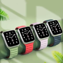 Curea dama pentru Apple Watch 1/2/3/4/5/6/7/8/SE/SE 2/Ultra (42/44/45/49mm) - Techsuit Watchband (W035) - Portocaliu Portocaliu