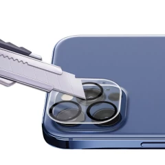 Folie pentru iPhone 13 Pro / 13 Pro Max - Lito S+ Camera Glass Protector - negru / transparenta negru/transparenta
