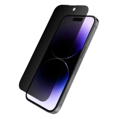 Folie pentru iPhone 14 Pro - Lito D+ Privacy Glass - Negru Negru