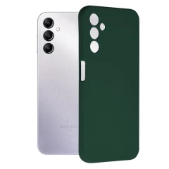 Husa pentru Samsung Galaxy A14 4G / A14 5G - Techsuit Soft Edge Silicone - Negru Verde 