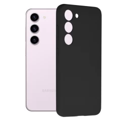 Husa pentru Samsung Galaxy S23 - Techsuit Soft Edge Silicone - Negru Negru