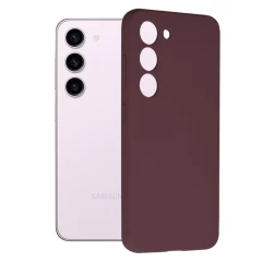 Husa pentru Samsung Galaxy S23 - Techsuit Soft Edge Silicone - Negru violet 