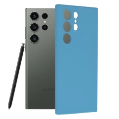 Husa pentru Samsung Galaxy S23 Ultra - Techsuit Soft Edge Silicone - Negru Albastru 