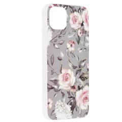 Husa pentru iPhone 14 Plus - Techsuit Marble Series - Gri Gri