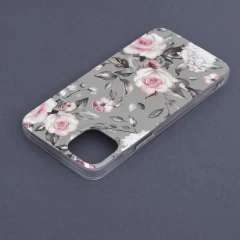 Husa pentru iPhone 14 Plus - Techsuit Marble Series - Gri Gri