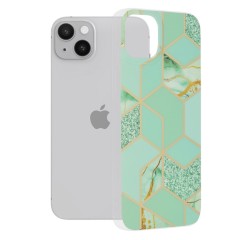 Husa pentru iPhone 14 Plus - Techsuit Marble Series - Verde