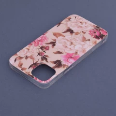 Husa pentru iPhone 14 Plus - Techsuit Marble Series - Bej Bej