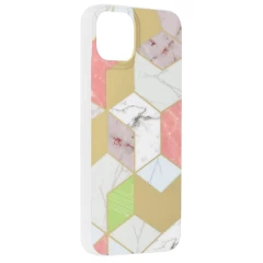 Husa pentru iPhone 14 Plus - Techsuit Marble Series - Mov Mov