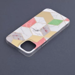 Husa pentru iPhone 14 Plus - Techsuit Marble Series - Mov Mov