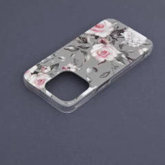 Husa pentru iPhone 14 Pro - Techsuit Marble Series - Gri Gri