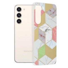 Husa pentru Samsung Galaxy S23 Plus - Techsuit Marble Series - Mov